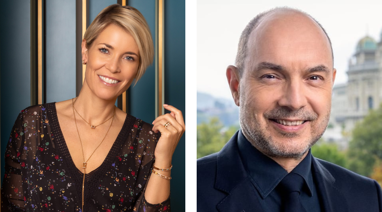 Mélanie Freymond und Urs Leuthard